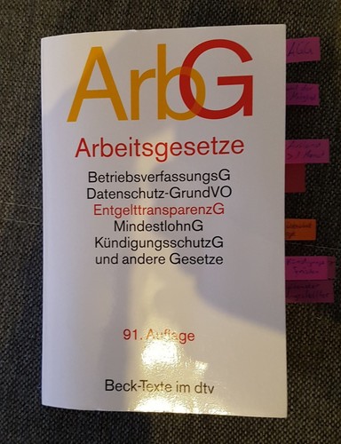 Arbg arbeitsgesetze 91 - arbeitsgesetze ,