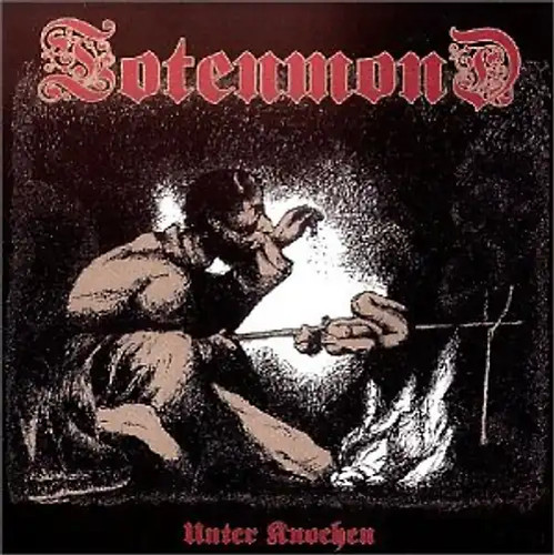 Totenmond unter knochen - unter,