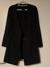 Only Damen Longblazer Mantel schwarz Gr. 36