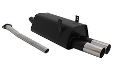 NOVUS SPORTAUSPUFF BMW 3er E36 320 323 Limousine Coupe Touring 2x76 RL-DESIGN