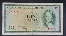 10 Francs Luxemburg /