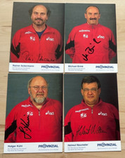 4 original signierte