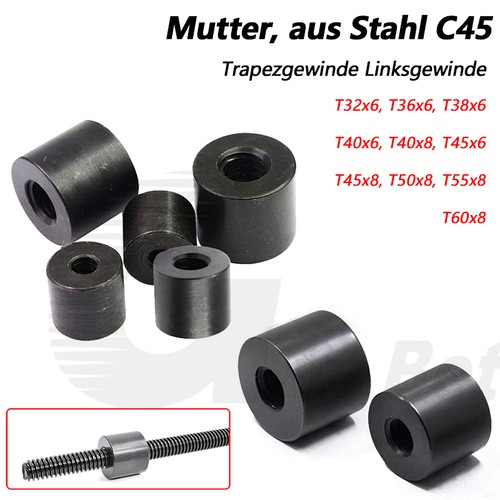 Rund mutter c45 - mutter, für