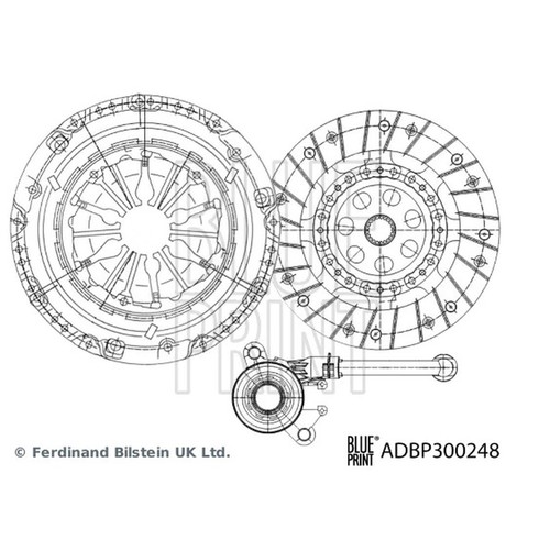 Blue print adbp300248 - blue,