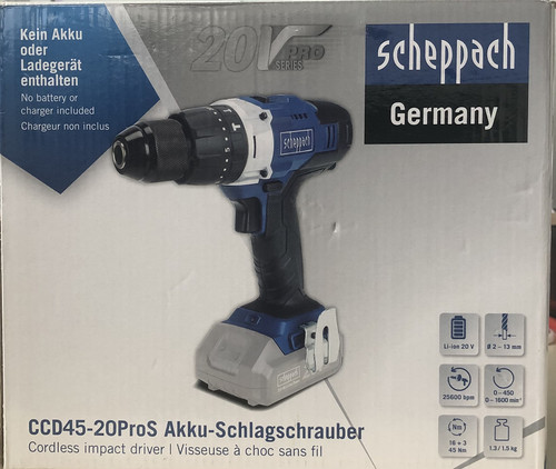 Scheppach akku bohrschrauber - scheppach, akku-bohrschrauber