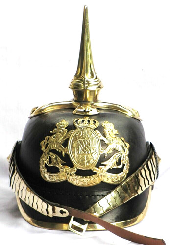 Neu preußischer lederhelm - neu,