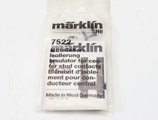 Märklin H0 7522 5x Gleiszubehör K-Gleis Mittelleiter-Isolierung grau