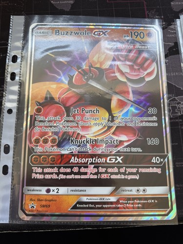 Pokémon tcg buzzwole 69 - gx, sm