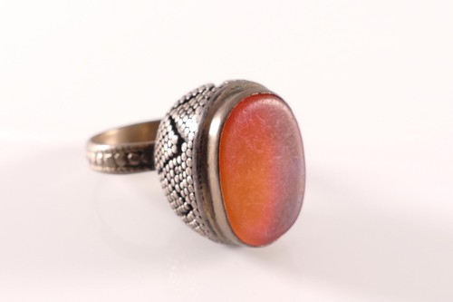 Ring silber wohl - silber, karneol
