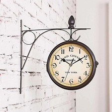 Bahnhofsuhr Retro doppelseitig