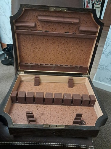 Großer antiker besteckkasten - großer,