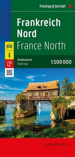 Frankreich nord straßenkarte - frankreich,