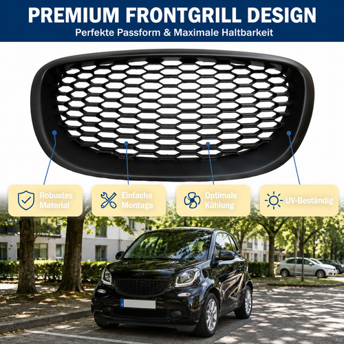 Glanz schwarz frontgrills - glanz,