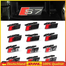 Kühlergrill Emblem 3D Schriftzug Front Grill  Abzeichen Für Audi S-Klasse S3 S4