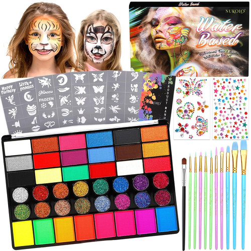 Kinderschminke set farben - kinderschminke,