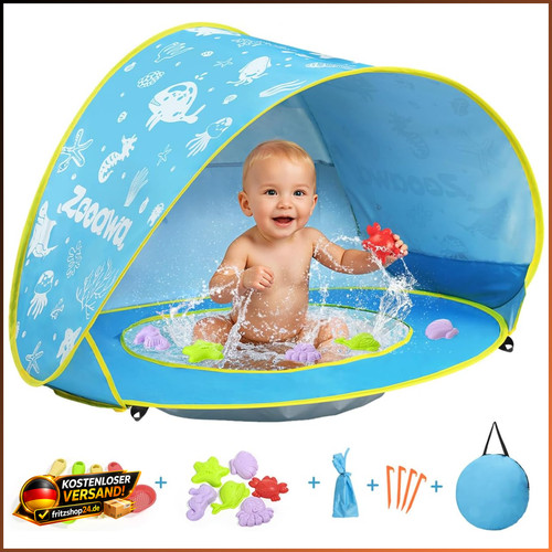 Strandmuschel pop baby zelt - up,