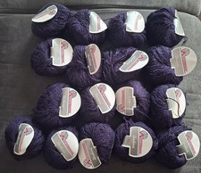 Wolle Garn Lila Effektgarn Mit