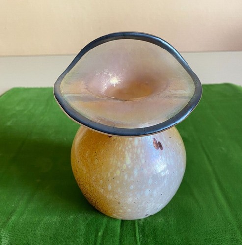 Kunst glas kleine vase - glas,