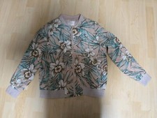 Neuwertig Grace & Mila Gr M Blouson Jacke Rosa Geün Blumen Glitzer Hoher NP