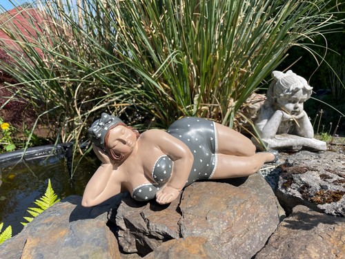 Badefrau deko figur - badefrau,