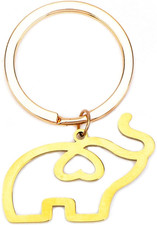 Goldfarbener Elefant