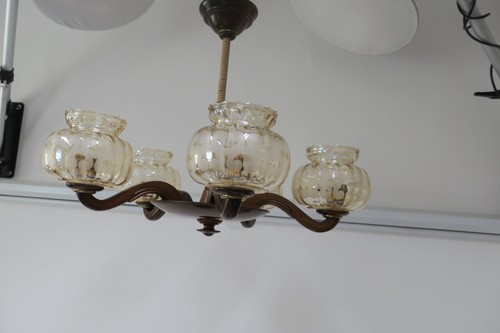 Hängelampe art deco - -,