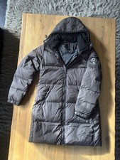 MALVIN: Daunenmantel Gr.40, dunkelbraunbraun, mit Kapuze-Mantel/Daunen/Top