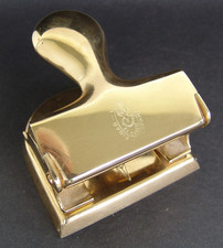 EDLER  KLASSISCHER " EL CASCO " LOCHER , 23 KARAT VERGOLDET