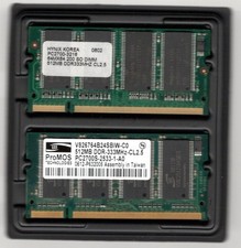 2x512MB 1GB RAM Speicher IBM ThinkPad R32 R40 R50 T30 T40 T40p T41 T41P T42 T42p