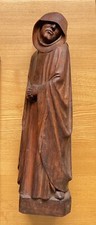 HOLZ-SKULPTUR;MÖNCH, Kapuze
