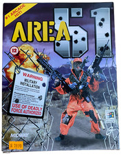 Area 51 PC Big Box Sci Fi Arcade Game Midway GT Interactive Software Shooter