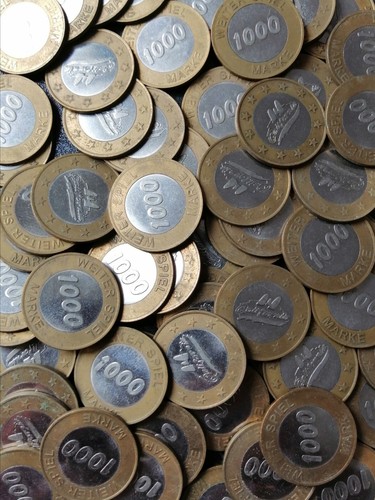 Bimetall münzen token - bimetall,