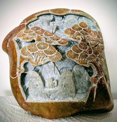 Asiatische steinschnitzerei - asiatische,