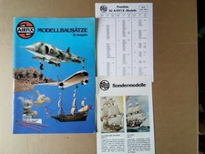 Airfix Vintage Modellbau-Katalog Prospekt "16. Ausgabe Modellbausätze" 1979 66.S