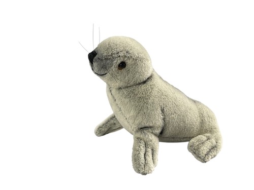 Künstler stofftier seehund - künstler, stofftier 