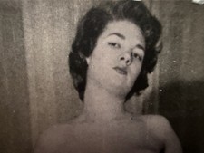 Vintage Photo Nude Art Black