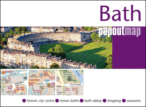 Bath popout map pocket size - map,