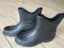 Damen Gummistiefel, Regenstiefel,Stiefeletten,Gr.40, schwarz