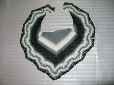  Handgestricktes Dreieckstuch Zauberball Schatten Lace Tuch NEU Schultertuch 