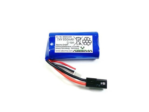 Absima 650mah li lion - 7.4v,