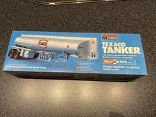 1212 Monogram 1:32  Texaco Tanker Snap Tite, Teile verschweißt. Vintage 1982