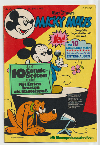 Micky maus heft 10 1 - micky, /