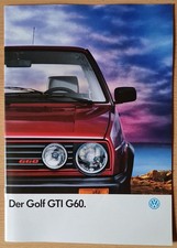 Prospekt VW Golf GTI G60   -   Ausgabe April 1990