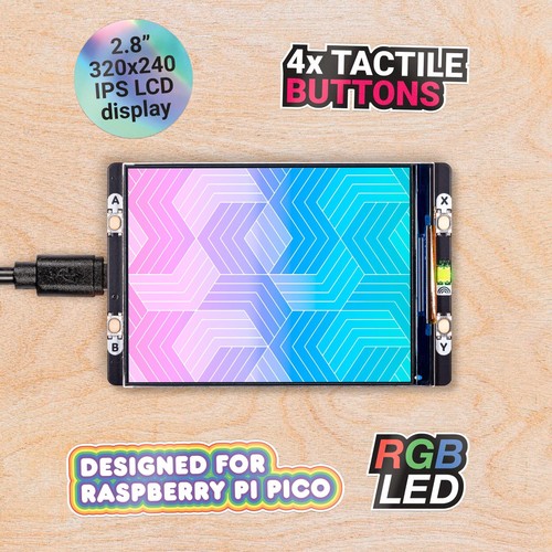 Pimoroni pico display pack - pimoroni,