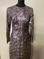 70er Jahre Damen Vintage Lahmes Kleid | Langarmkleid | Abendkleid