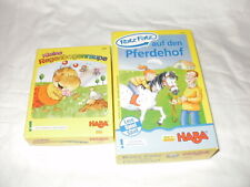 Haba Ratz Fatz auf dem Pferdehof Lernspiel +  Kleine Regenbogenraupe 3 J +