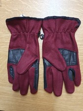 Winter Reithandschuhe Handschuh Reiter "Fleece" bordeaux warm Gr.: S