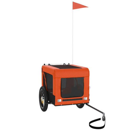 Fahrradanhänger hunde orange - fahrradanhänger,