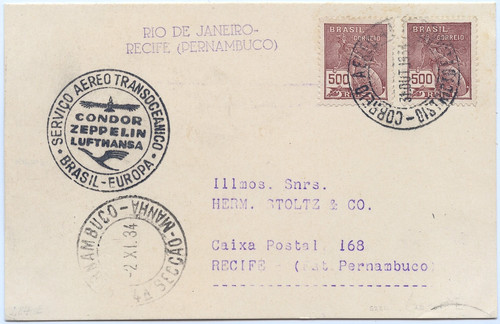 Zeppelin 1934 brasilien - brasilien, 11