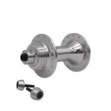 Hinterradnabe Female 28 Loch Silber 10x120 Retro classic design Singlespeed